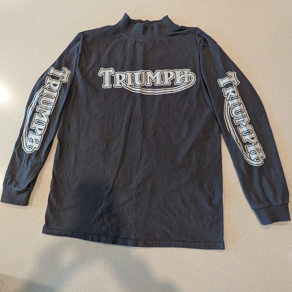 Triumph Men's Long Sleeve Shirt - Black